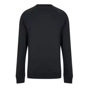 Image of Pretty Green Standards Crew Neck Sweatshirt - Black