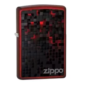 Image of Zippo 21063 Black Cubes Design windproof lighter