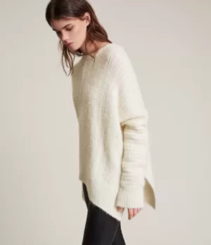 Image of AllSaints Womens Selena Jumper, White, Size: M