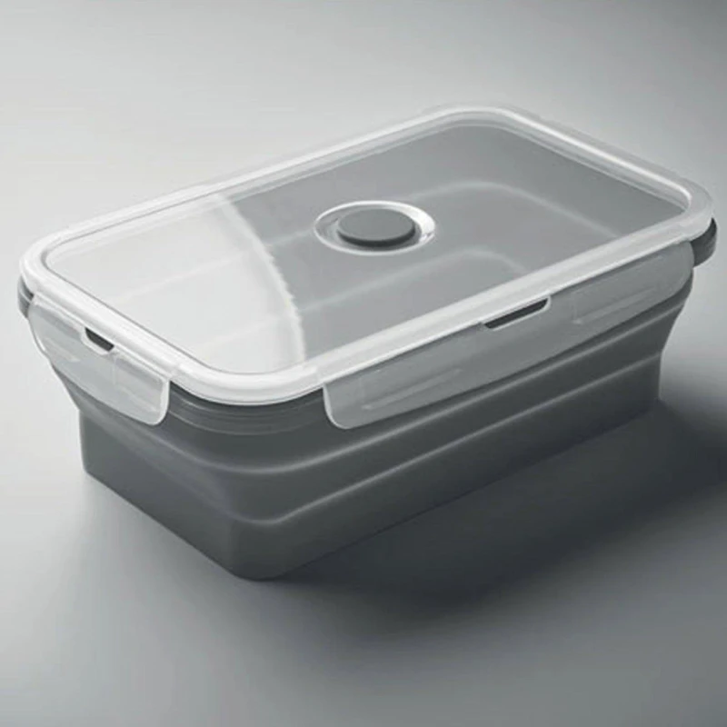 Image of Treat Republic Grey Collapsible Lunch Box Grey unisex Standard