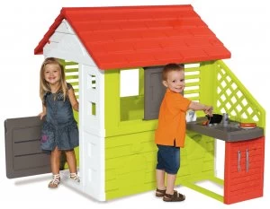 Image of Smoby Nature Playhouse with Kitchen