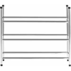 Image of Premier Housewares Three Tiers Chrome Shoe Rack