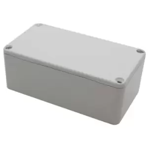 Image of Hammond 1590BSLG Die Cast Stomp Box Light Grey 112 x 60 x 38
