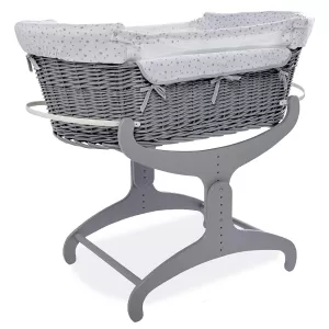 Image of Clair de Lune Stars and Stripes Bedside Crib