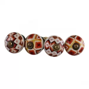 Image of Set of 4 Kasbah Design Doorknobs