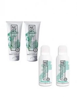 Image of Neqi Bundle: 2 Hand Cleansing Gels 100ml & 2 Foaming Hand Soaps