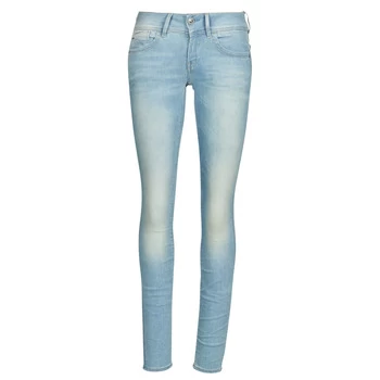 Image of G-Star Raw Lynn Mid Skinny Wmn womens in Blue - Sizes US 25 / 32,US 25 / 30,US 26 / 30,US 24 / 32