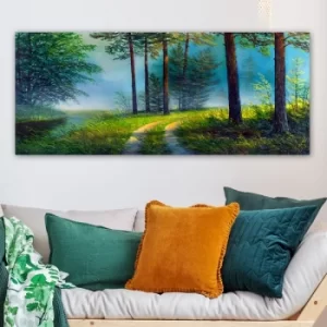 Image of YTY3574601086_50120 Multicolor Decorative Canvas Painting