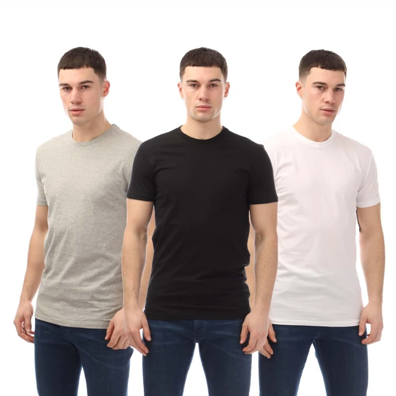 Image of Polo Ralph Lauren 3 Pack of Lounge T-Shirts Black Grey Whit male 2XL