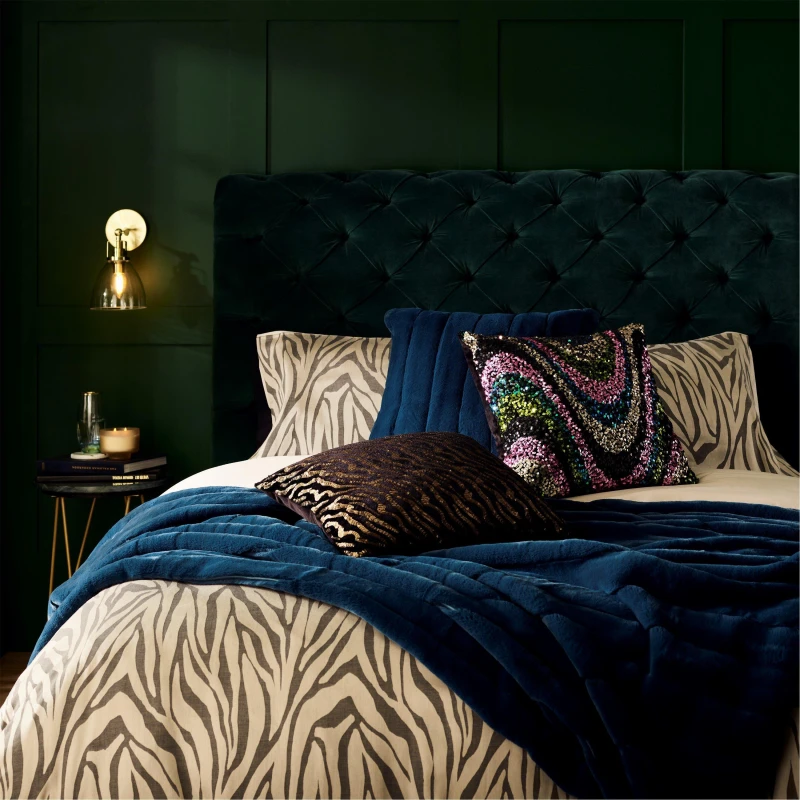 Image of Biba Biba x Tess Daly Zebra Duvet Set - Multi Multi Double