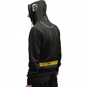 Image of Roughneck Mens Zip Up Hoodie Black Grey L