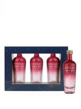 Image of Isle Of Wight Distillery Mermaid Pink Gin Miniature Gift Set