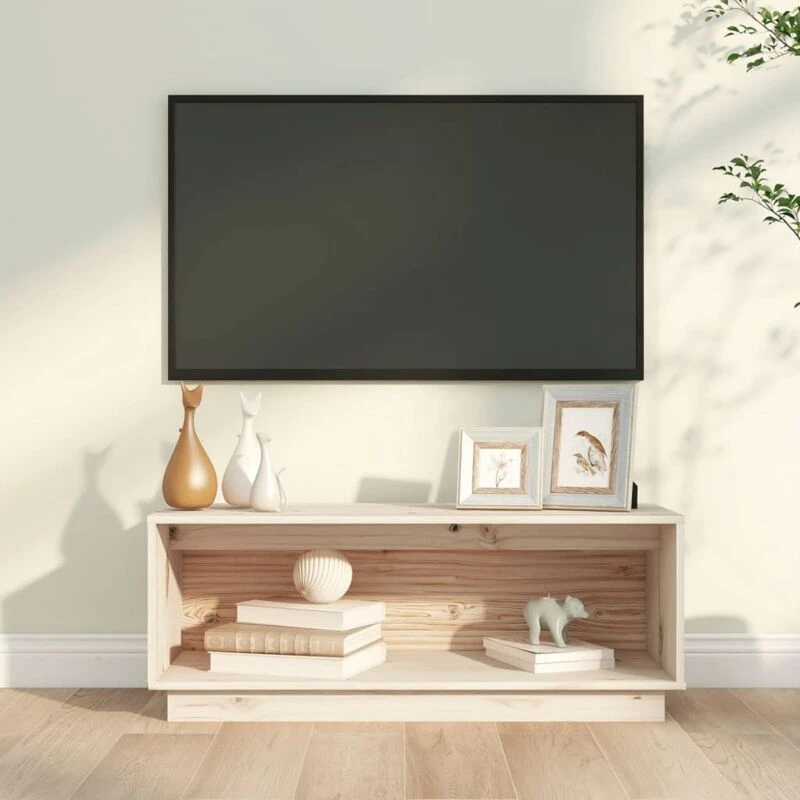 Image of VIDAXL TV Cabinet 90x35x35cm Solid Wood Pine vidaXL 8720286904671