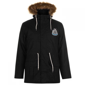 Image of NUFC Parka Jacket Mens - Black