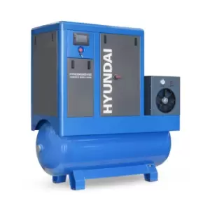 Image of Hyundai 20hp 500L Permanent Magnet Screw Air Compressor with Dryer and Variable Speed Drive HYSC200500DVSD