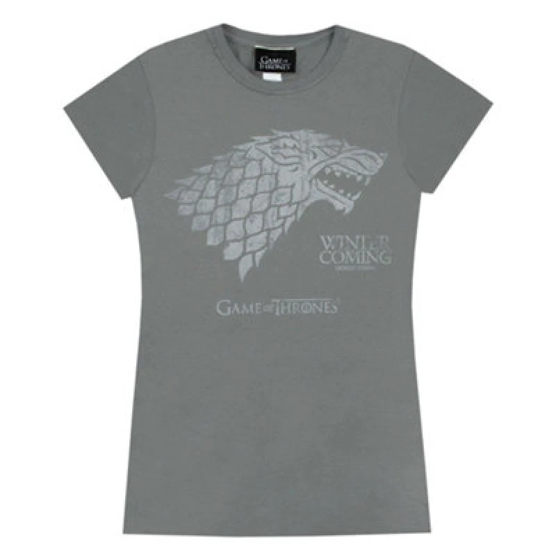 Image of Game Of Thrones Short Sleeved T-Shirt Grey