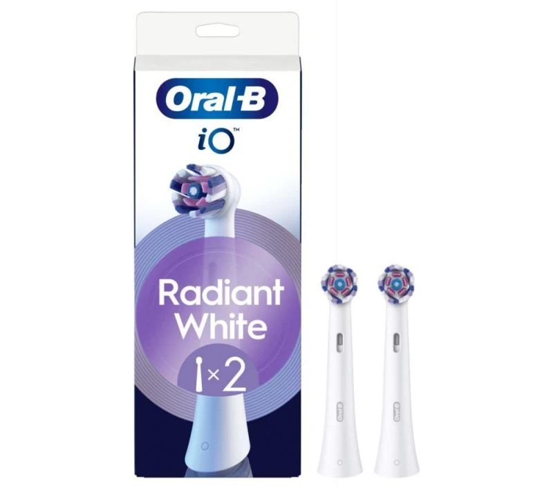 Image of ORAL B iO Ultimate Clean Replacement Toothbrush Head Pack of 2, White 8700216373340