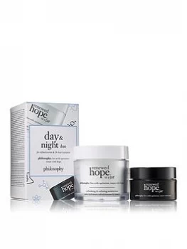 Image of Philosophy Renewed Hope In A Jar Day And Night Duo Gift Set