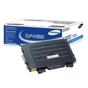Image of Samsung CLP-510D2C Cyan Laser Toner Ink Cartridge