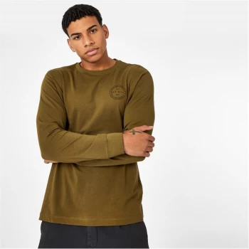 Image of Jack Wills Bainesworth Long Sleeve T-Shirt - Brown