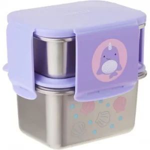 Image of Skip-Hop Stainless Steel Narwhal Lunch Kit