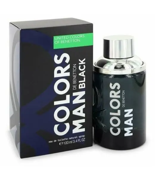 Image of Benetton Colors de Benetton Man Black Eau de Toilette For Him 100ml