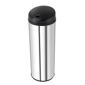 Image of Morphy Richards 50L Round Sensor Bin - Silver
