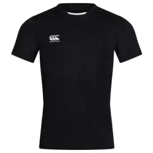 Image of Canterbury Unisex Adult Club Dry T-Shirt (S) (Black)