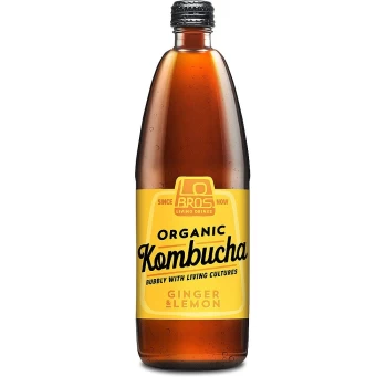 Image of Lo Bros Living Drinks Kombucha Lemon & Ginger 750ml