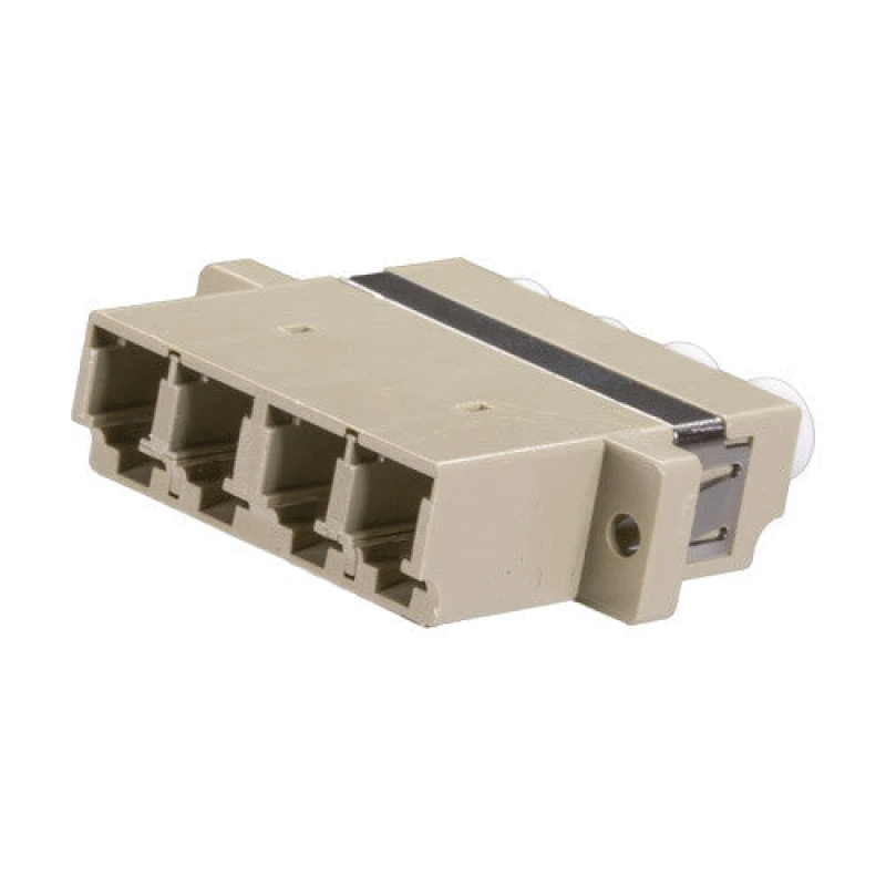 Image of Cablenet Cablenet LC Quad MM Coupler Beige PPLCQMM