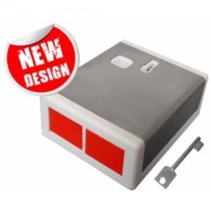 Image of CQR Panic Button and Key Personal Attack Hold-Up Device Stainless Steel - Double