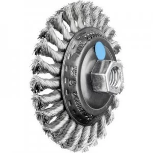 Image of PFERD HORSE cone brush zopft 100 x 22mm wire thickness 0.35mm With thread M14 43313003