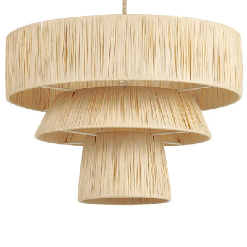 Image of Beliani Pendant Lamp Chambo Paper Natural
