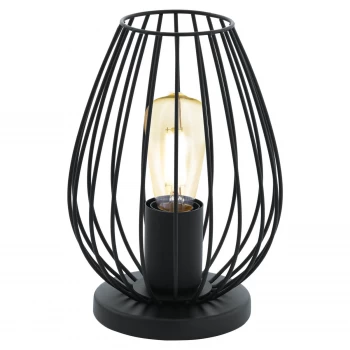 Image of Eglo Newtown Table Lamp - Black