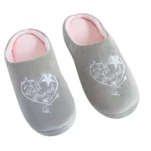 Image of Said with Sentiment Womens Best Friend Slippers Large