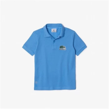 Image of Lacoste Lacoste Minecraft Polo Shirt - Blue