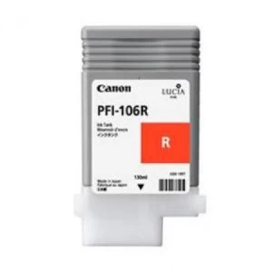 Image of Canon PFI106 Red Ink Cartridge