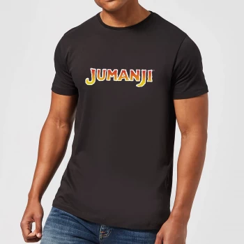Image of Jumanji Logo Mens T-Shirt - Black - 4XL - Black