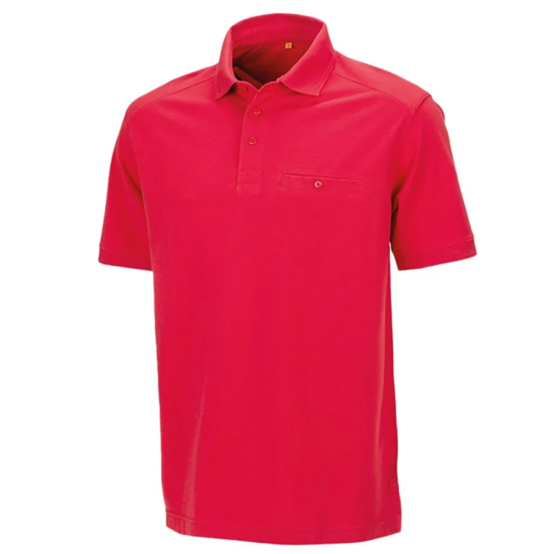 Image of Result Result Men Work-Guard Apex Short Sleeve Polo Shirt in Red Size: X-Small Red XS Male 5057520300221