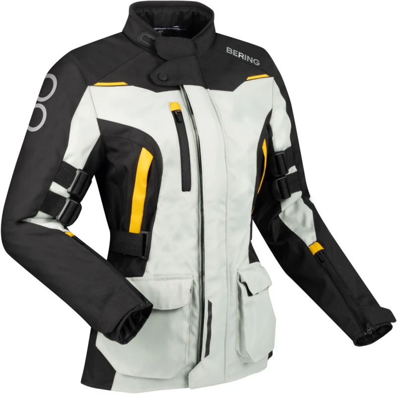 Image of Bering Lady Zephyr Jacket Black Grey Yellow Size T2
