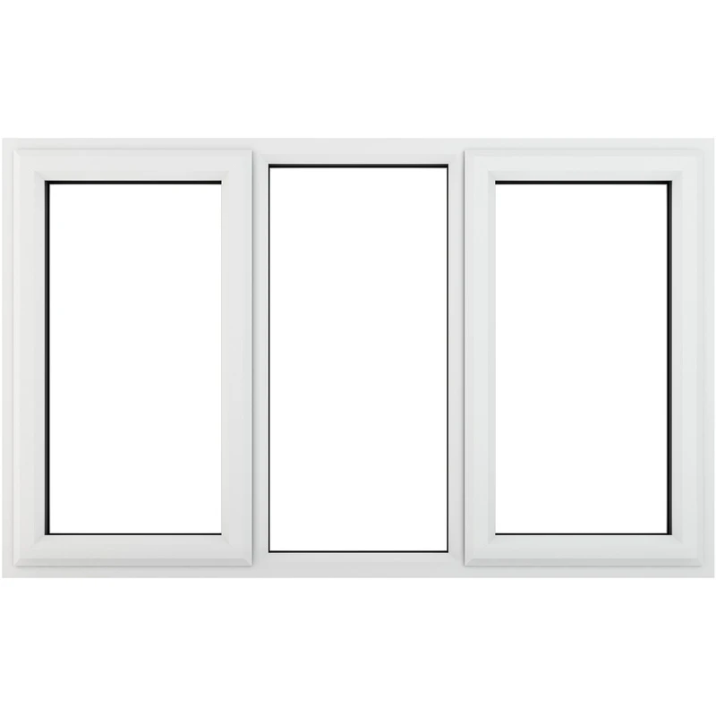 Image of Crystal Triple Glazed Window White Lh & Rh 1770 X 965Mm Clear 60WHTG1770965