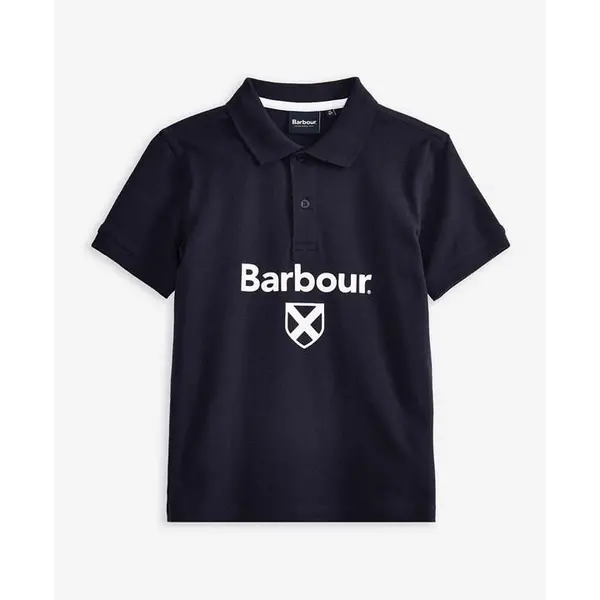 Image of Barbour Boys Floyd Polo Shirt - Yellow 7 - 8 Years
