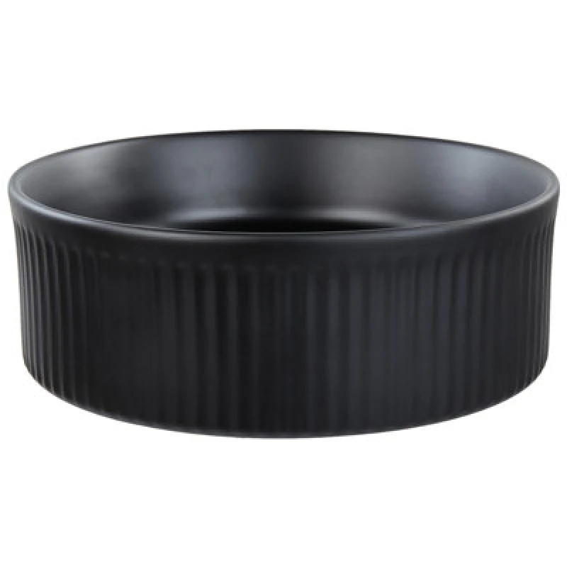 Image of Beliani Countertop Basin Geldo 370 mm Ceramic Black