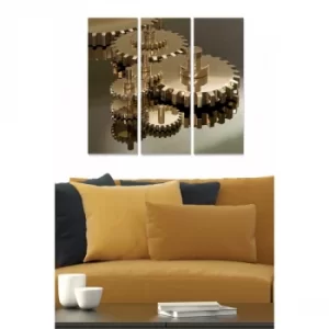 Image of MDF2125169 Multicolor Decorative MDF Painting (3 Pieces)