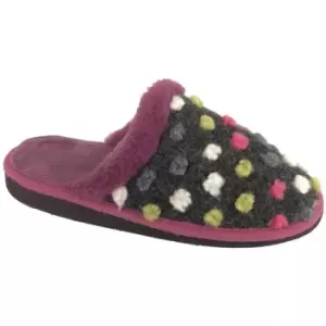 Image of Sleepers Womens/Ladies Donna Mule Slippers (5 UK) (Purple/Grey)
