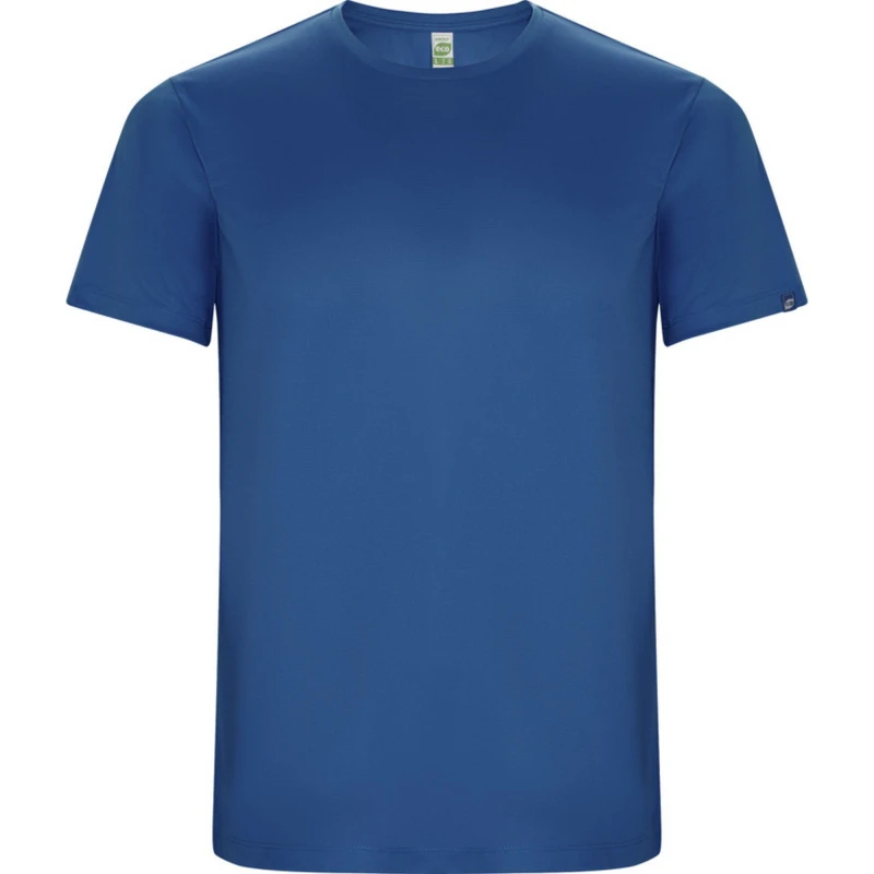 Image of ROLY Imola Short-Sleeved Sports T-Shirt in Blue Size: 4 Years Blue Unisex 4 Years