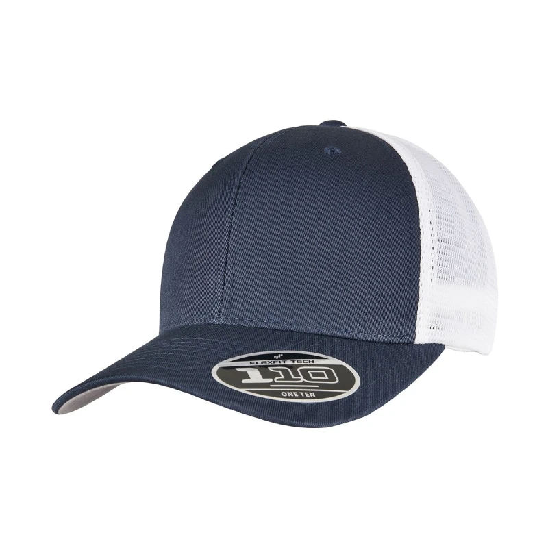Image of Flexfit Flexfit Men 110 Mesh Two Tone Cap in Navy Navy One Size Male 5059958273788