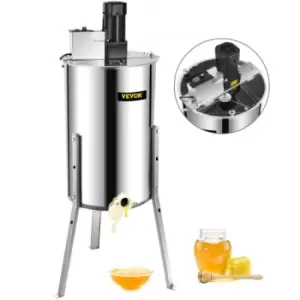 Image of VEVOR 3 Frame Electric Honey Extractor Separator Stainless Steel Bee Extractor Stainless Steel Honeycomb Spinner Crank Beekeeping Extraction Apiary Ce