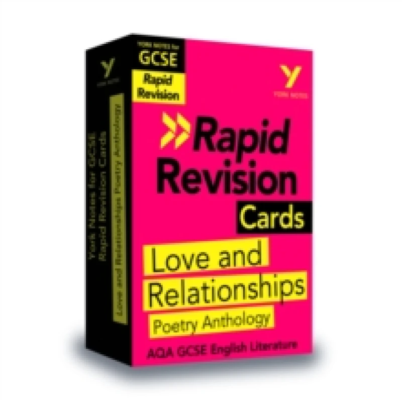 Image of Lucy Toop York Notes for AQA GCSE (9-1) Rapid Revision Cards: Love and Relationships AQA Poetry Anthology - catch up, revise and be ready for the 2025