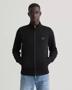 Image of GANT Men Original Full-Zip Cardigan (S) Black